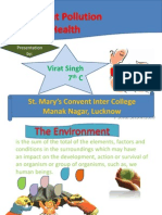 Virat Singh 7 C: St. Mary's Convent Inter College Manak Nagar, Lucknow