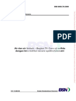 6494 - SNI 6989.70 - 2009 - Air Dan Air Limbah - Bagian 70 - Cara Uji Sulfida DG Biru Metilen Secara Spektrofotometri PDF