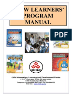 Slow Learners' Program Manual Manualprescho OL Parent Manual