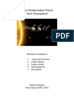 Laporan Geografi (Teori Protoplanet)