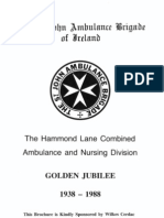 Hammond Lane Combined Division - Golden Jubilee Booklet 1938-1988