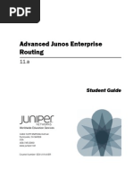 Advanced Junos Enterprise Routing: Student Guide