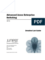 Advanced Junos Enterprise Switching: Detailed Lab Guide