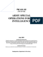 3 05 102 US Army Special Forces Intelligence Field Manual