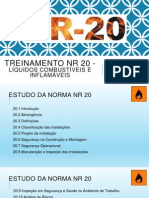 Treinamento NR 20 sobre líquidos combustíveis e inflamáveis