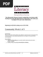 Download Beginning Community Week 1 of 3-ESL Lesson Plan by notesonliteracy SN210521106 doc pdf