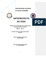 Análisis de la morosidad en microfinancieras peruanas 2002-2011