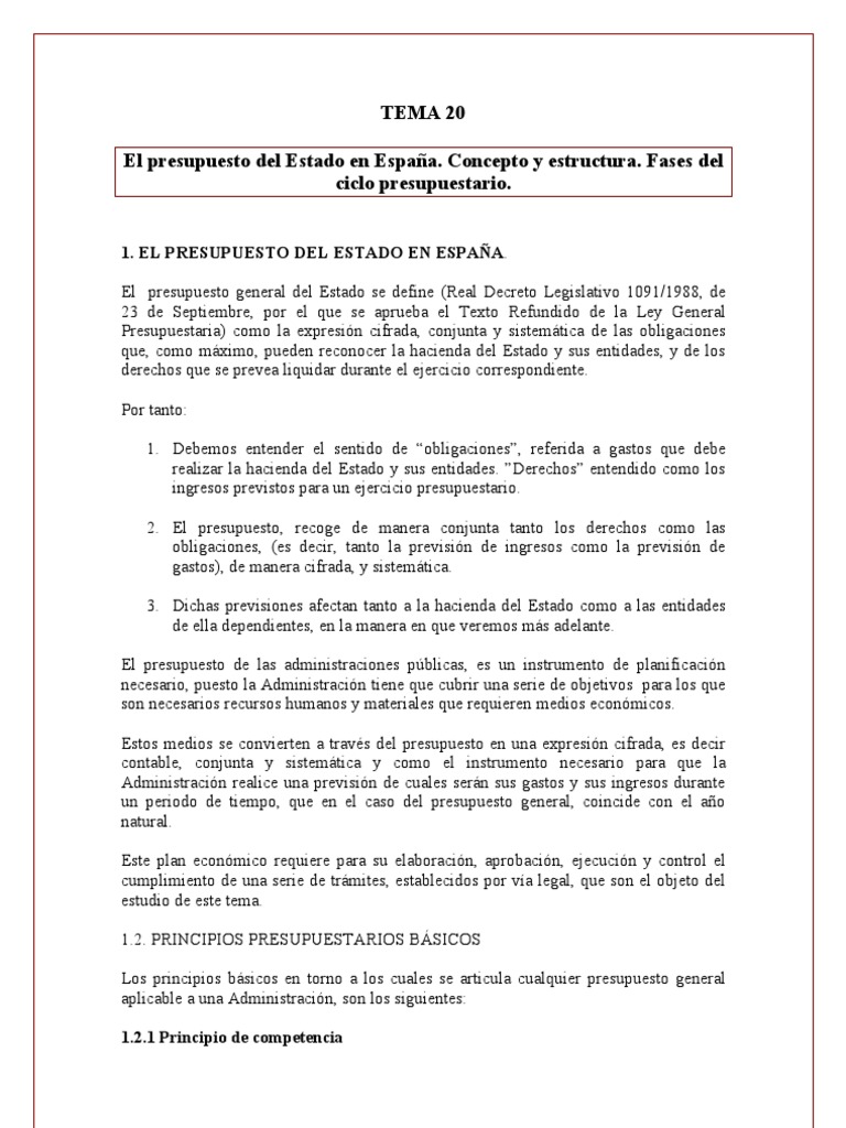 Tema 20 | PDF