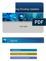 Optimizing Routing Updates: INFO-5081