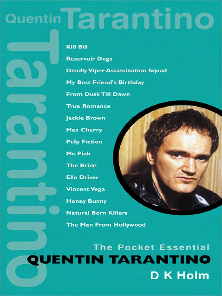 Quentin Tarantino PDF Pulp Fiction Cinema picture