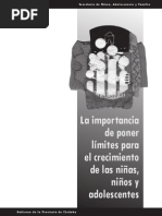 Cartilla de La Importancia de Poner Limites 20101