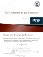 Calor Especifico Del Gas de Electrones