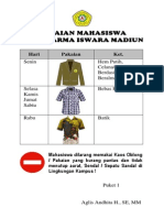 Pakaian Mahasiswa