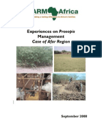 FARM-Africa Experience and Research: Experiences On Prosopis Management Afar (2008)