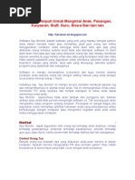 Download Software Ampuh Untuk Mengintai Anak Pasangan Karyawan Staff Guru Siswa Dan lain lain by farik_fakhrullah137 SN21053786 doc pdf