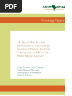 Download FARM-Africa Working Paper Goats Milk A viable contribution in the challenge to prevent Mother-To-Child Transmission of HIV in the Mbale Region Uganda by FARMAfrica SN21054185 doc pdf
