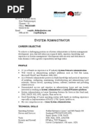 System Administrator