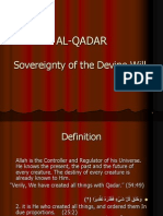 Al-Qadar: Sovereignty of The Devine Will