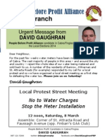 Local Water/Charges Street Meeting
