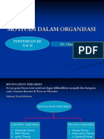 Motivasi DLM Organisasi