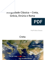 Antiguidade Clássica – Creta, Grécia, Etrúria