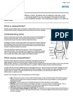 Osteoarthritis Explanation