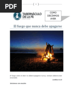 El Fuego Que Nunca Debe Apagarse