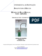 Manual Bomba de Agua Mecanica