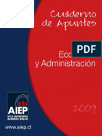 Cuaderno de Apuntes Economía y Administración INT 117