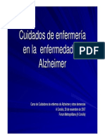 Cuidados de Enfermeria para Enfermos de Alzheimer y Otras Demencias