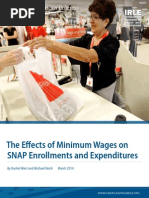Download The Effects of Minimum Wages on SNAP Enrollments and Expenditures by Center for American Progress SN210612573 doc pdf