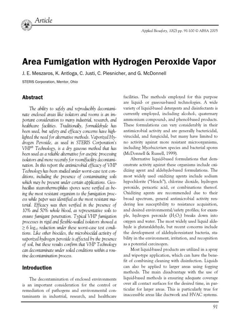 Fumigation | PDF | Technology & Engineering