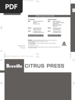 Download Breville 800CPXL Manual by Breville SN21061893 doc pdf