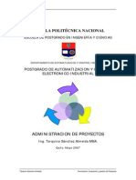 Administracion de Proyectos -Tarquino Sanchez