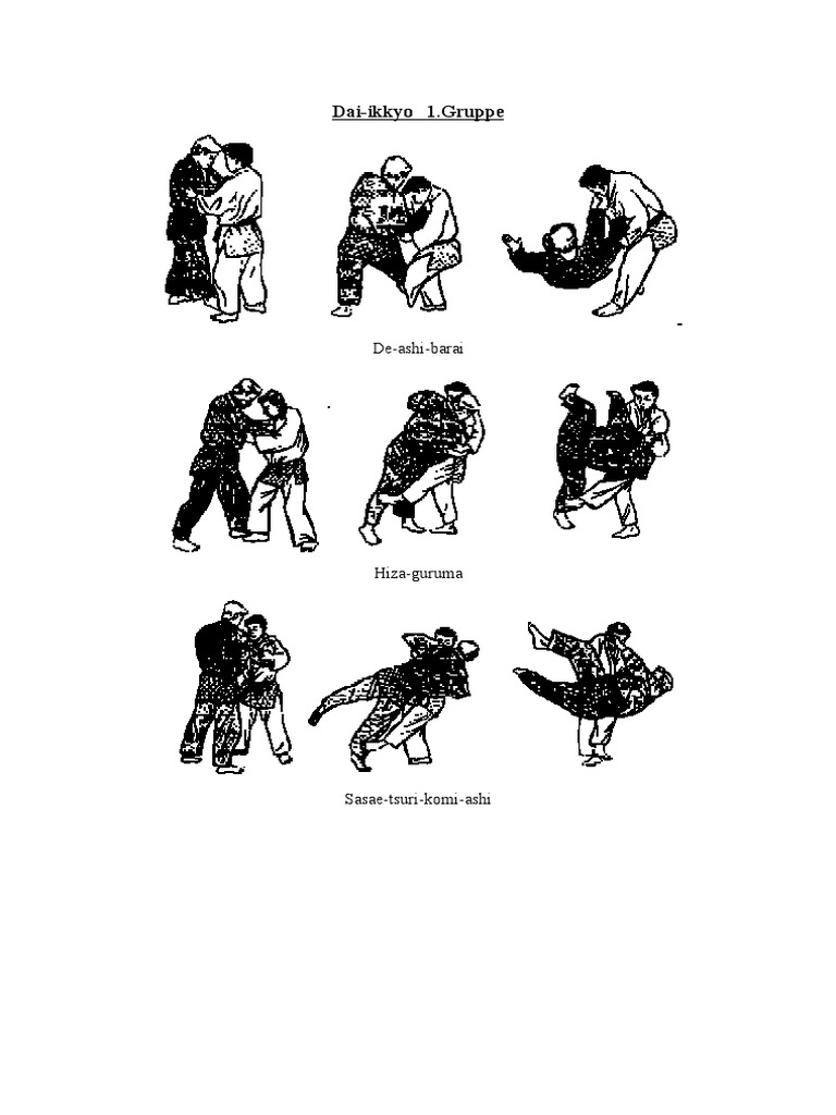 Judo Diagrams PDF