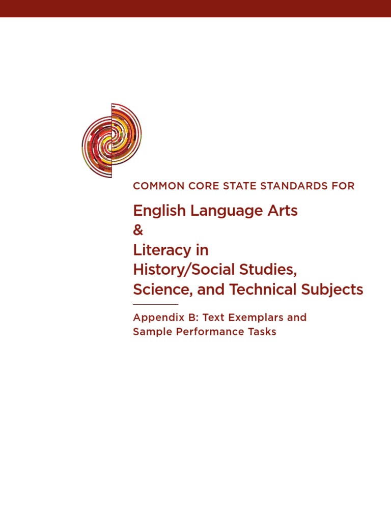 Common Core Writing Exemplars