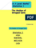 5 The Median of Grouped Data