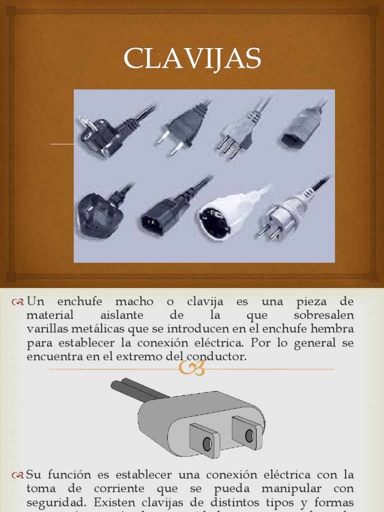 A-Electronics - Tipos de clavijas eléctricas 🔌