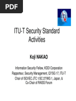 ITU-T Security Standard Activities PDF