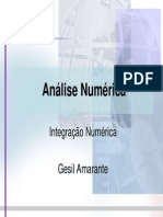 Análise Numérica - Integração Numérica