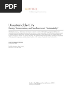 Download Unsustainable City Density Transportation and San Franciscos Sustainability by MKThink Strategy SN21066529 doc pdf