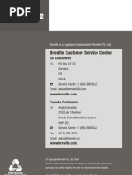 Download Breville EW30XL Manual by Breville SN21066945 doc pdf