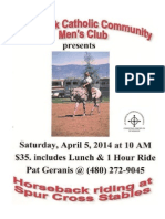 Men's Club Horseback Ride