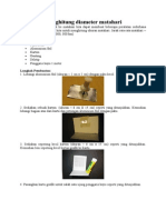 MengukurDiameterMatahariSederhana