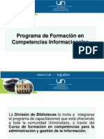 Presentación Curso PFCI