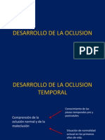 Desarrollo de La Oclusion