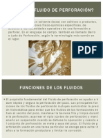 Funciones de Los Fluidos de Perforación