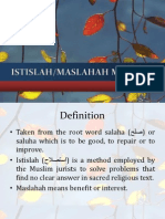 Public Interest Definition and Types of Maslahah in Islamic Jurisprudence