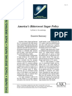 America's Bittersweet Sugar Policy, Cato Trade Briefing Paper No. 13