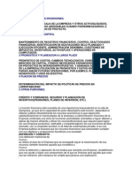 Actividades de La Función Financiera de La Empresa